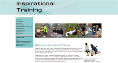 Desktop Screenshot of inspirationaltraining.co.uk